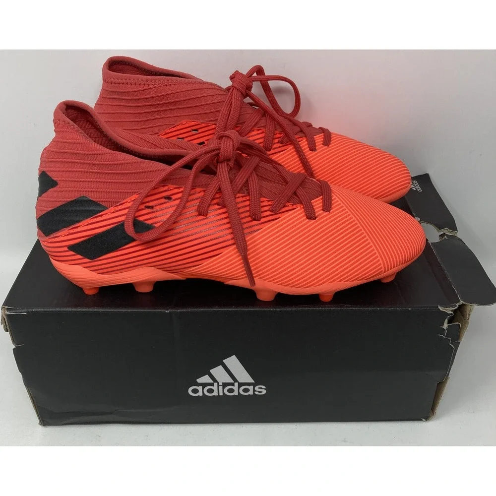 Adidas Predator Freak .3 L FG FY6289 Nemesis Red Lace Up Soccer Cleats‎ Men's 5